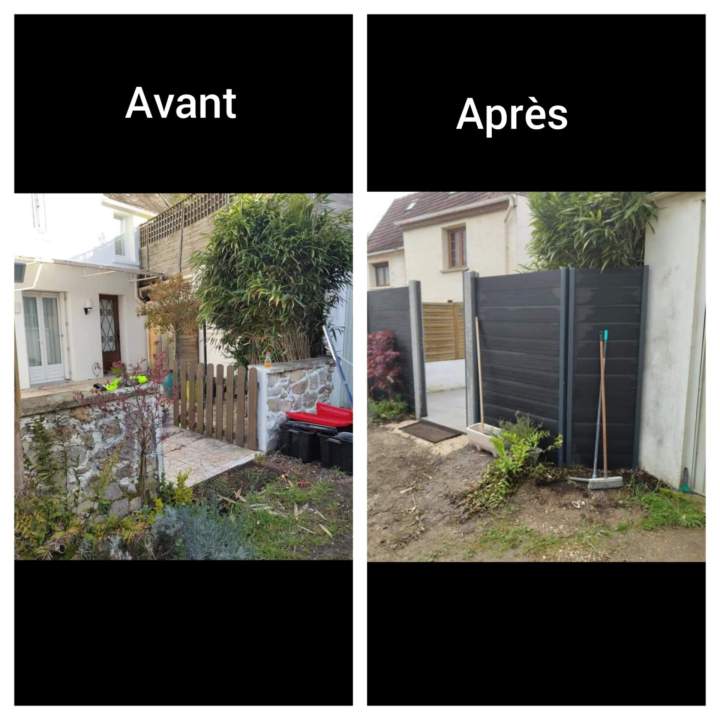 Clôture en métal Breuillet